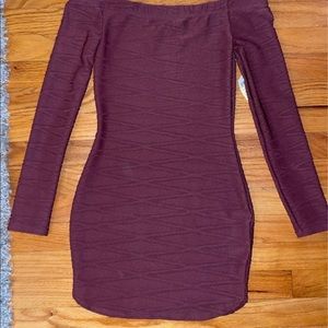 Windsor body con off the shoulder dress